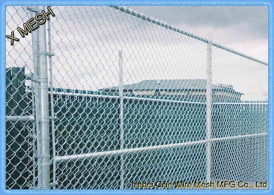 9 Konut Alüminyum Kaplı Çelik Zincir Bağlantı Çit Ticari konut için Gizlilik Kumaş