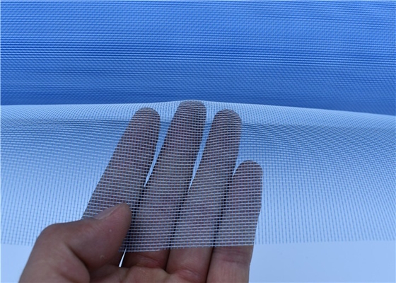 0.5-3m Genişlik için Mavi Beyaz Polimer Görünmez Sivrisinek Pencere Ekranı