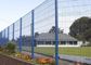 Ev Dış Mekan Dekoratif Kaynaklı Hasır Metal Kavisli Panel 3D Bahçe Çiti