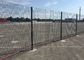 Tozla kaplı kıvrımlı çelik çit bahçe ticari alan hastaneleri için
