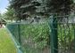 Saldırılmış Tel Ağı 6.0mm Kavisli Metal Bahçe Çit Güvenlik PVC Kaplama