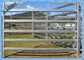 Sıcak Galvanizli At Hasırı Çit Panelleri Çelik Boru Gümüş Renkli Çiftlik İçin