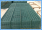 10 Ölçer Üçgen Kavisli Metal Çit 3D Hasır Çit Siyah PVC Kaplamalı SGS Onaylandı