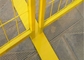 Yellow Colored 1.8m Height Canada Standard Outdoor Construction Temporary Fence Panel