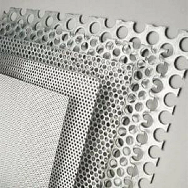 Dekoratif ekranlar ve filtreler için galvanizli perforasyonlu kağıt ağı 1