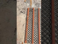 Çakıl taraması için kauçuk kendi kendini temizleyen titreşimli ekran ağı