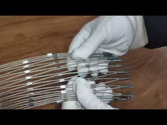 T316 3mm Mimarlık Dokumalı Tel Ağı Dekoratif Bina Cepheleri Kaplama