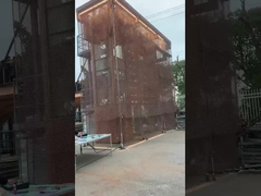 Perde duvarı için 8 ölçütlü dekoratif metal örgütlenmiş cephe ağı