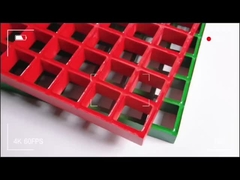 Yüksek dayanıklılıkta korozyona karşı dirençli 20*20*40 Fiberglass/FRP kalıplandırılmış ızgara