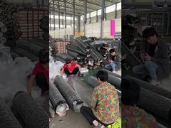 Yeşil 20 Ga Metal Tel Örgü Dekoratif Altıgen Tel Örgü PVC Kaplı