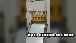 Çelik Kalıplı Yüksek Hızlı CNC 800ton Punch Makinesi satılık.