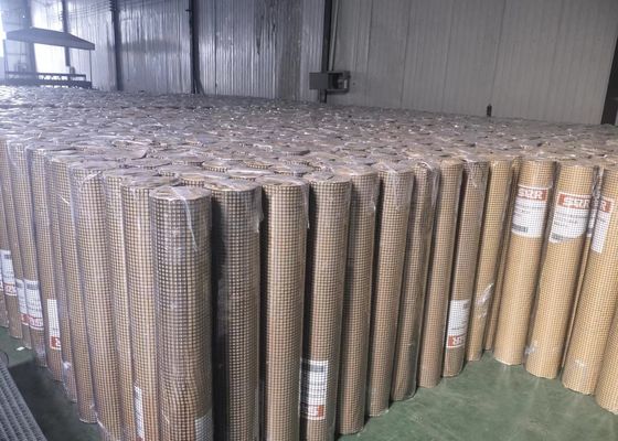 1/4x1/4 İnç 1/2x1/2 İnç 2x2 İnç Galvanizli Kaynaklı Hasır Rulolar 4.0mm