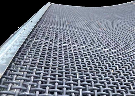 titreşimli elek örgü Yüksek manganez 65Mn çelik tel ocağı maden kırıcı elek Elek örgü fabrika fiyatı