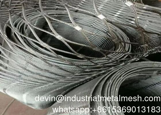 304 Aviary Stainless Steel Stair Rope Mesh Cable Netting