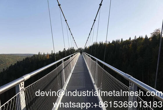 Ss 304 316 Hayvanat Bahçesi Tel Örgüsü Paslanmaz Çelik Tel Halat Kuş Kafesi Örgüsü Kuş Koruması İçin