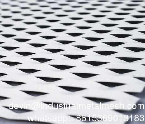 PVDF Alüminyum Genişletilmiş Elmas Tel Örgü Metal Levha