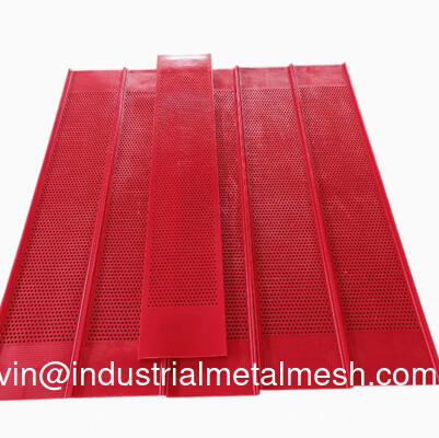 PU Maden Arıtma Plakası Mineral Ayrımcılığı için Polyurethane Vibrating Screen Mesh