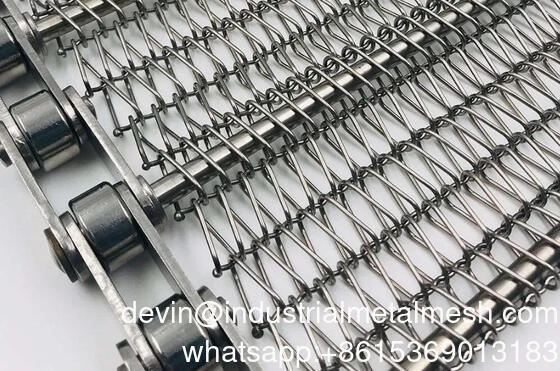 SS304 Spiral Izgara Bant Mesh Kurutucu Soğutucu Bant İçin