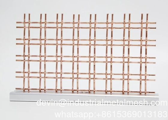 20 Mesh Lock Crimp Wire Mesh 304 Paslanmaz Çelik Dokuma Metal Dekoratif