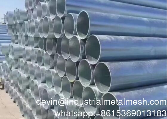 ASTM A53 Sch 40 Sıcak Daldırılmış 8 Inch 80mm Galvanizli Galvanizli Çelik Flex Pipe Trade