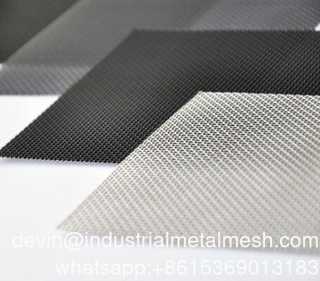 Paslanmaz çelik 304 dokuma teli örgü böcek ağları güvenlik ekranı pencereler için sivrisinek ağı