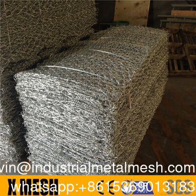 Eğim Koruma Gabion Ağı Sıcak Daldırma Galvanizli Çelik Tel Örgü