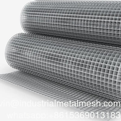Galvanizli Tel Çit PVC kaplı kare delikli tavuk için kaynaklı tel örgü rulo