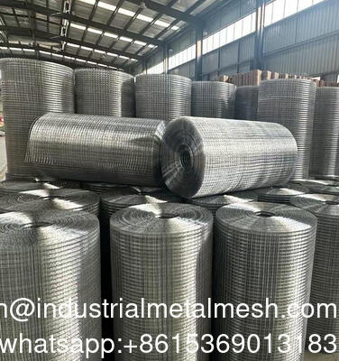Galvanizli Tel Örgü 1X1 İnç Kaynaklı Tel Örgü Rulo 1X30m