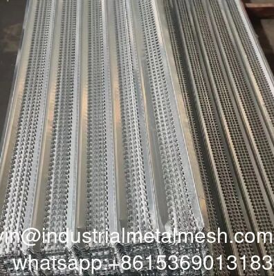 Galvanizli Çelik Genleştirilmiş Metal Rib Lath / İnşaat Donatısı İçin Metal Yüksek Rib Lath