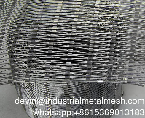 Stainless Steel Rope Mesh Anti-Fall Safety Net for High-Rise Building Balconies & Terraces.