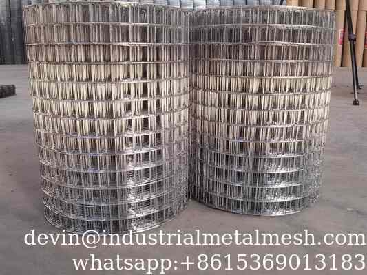 ASTM 1/8-4 İnç Galvanizli PVC Kaplı Paslanmaz Çelik Kaynaklı Tel Örgü