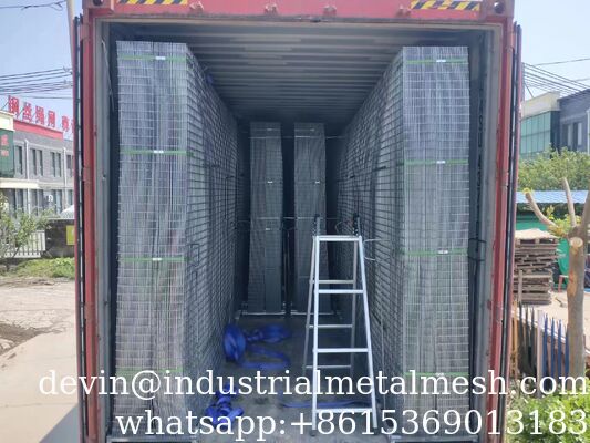 2.5mm 3.0mm Sıcak DIP Galvanizli Kaynaklı Tel Ağı Paneli İnşaat için Çelik Tel Ağı Yapısı