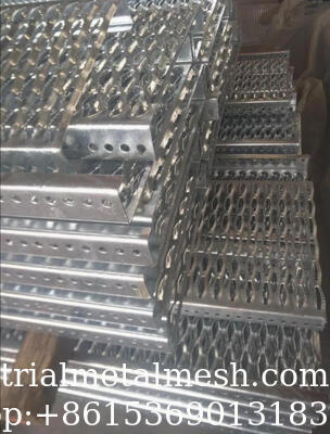 Anti-Slip Maximum Slip Resistance Grip Strut Grating Stairs Treads Safety Grating Perforated Plank