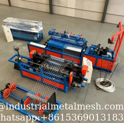 Tamamen Otomatik Galvanize Yüksek Çekici Çelik Tel Dolaşım Ağ Üretim hattı