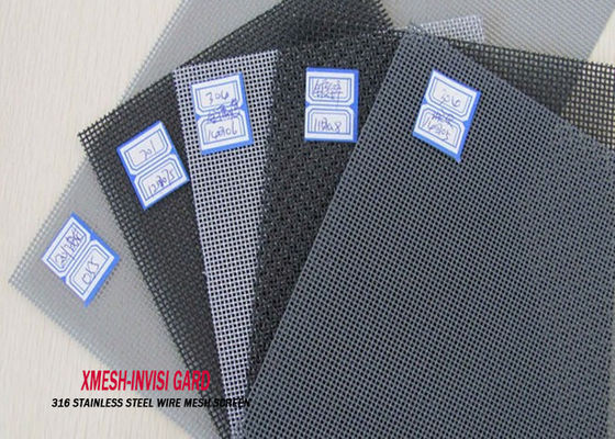 Anti Sivrisinek Sinek Paslanmaz Çelik Güvenlik Pencere Ekran 18X14 Boyut Siyah Renk