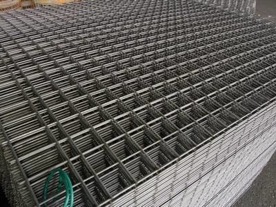 Çit için Demir Tel Izgara 6mm Galvanizli Hasır Panel 2x2
