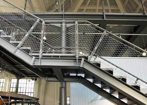 304 316 316l Aviary Hayvanat Bahçesi İçin Yüksek Mukavemetli Paslanmaz Çelik Halat Hasır Net