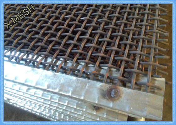 1.5x2m Titreşimli Elek Mesh Yüksek Karbonlu Çelik Kare Delik