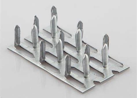 50mm Genişlik Anti Split Plate Düzgen Tek taraflı Dikenli Metal Tırnak Plate