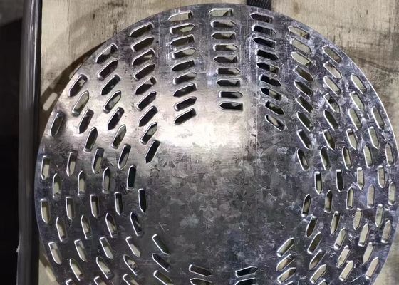 7 "diametrelik Anti Split Plate Yuvarlak Galvanize