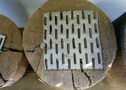 13.5mm Diken Uzunluğu Anti Split Plate Metal Tırnak Plate 1mm Güçlü