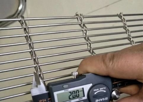 8mm Tec Sieve Mimarlık Dokuma Metal Ağı Multi Barrette Doku / Kablo Ağı Sistemi
