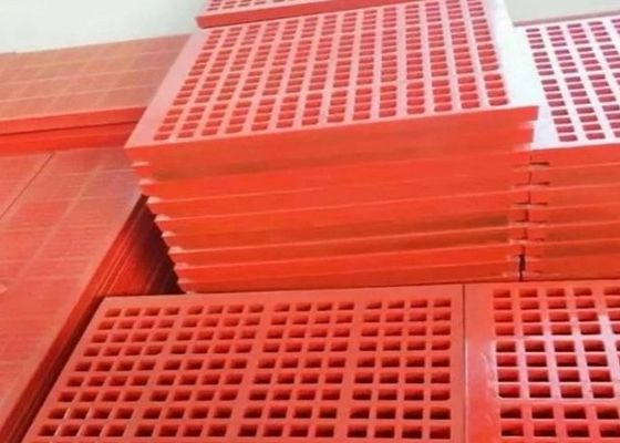 Davul temizleyici değirmen Polyurethane Kauçuk Davul Ekran Panelleri PU Urethane Davul Ekranları