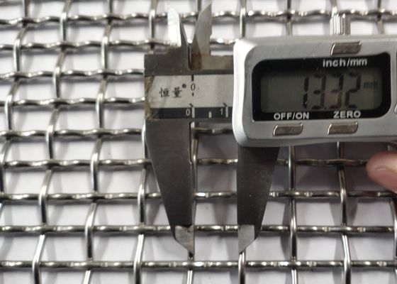 Yüksek Çekici Gücü 8x13mm Açma Paslanmaz Çelik Crimped Tel Ağı