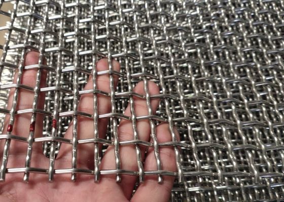 Yüksek Çekici Gücü 8x13mm Açma Paslanmaz Çelik Crimped Tel Ağı