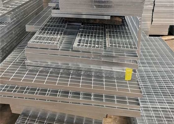 OEM Özel Sıcak Dip Galvanize Plain/Serrated Steel Grating for Platform Walkway/Drain Trench Cover