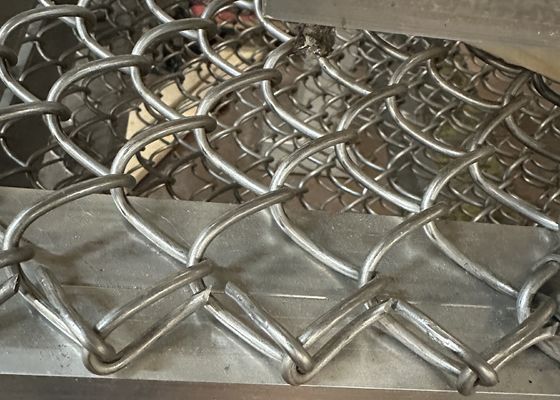 Paslanmaz çelik 316L Zincir Bağlantı Çit Kumaş Sınır Duvar Galvanizli Çelik