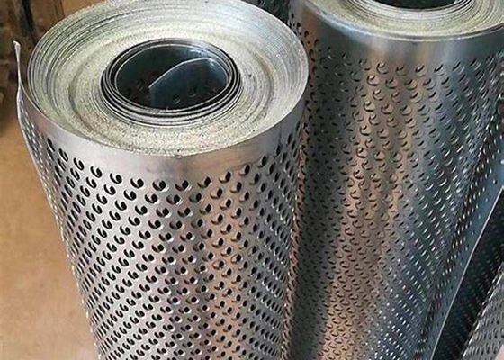 Fabrika Karbon Çelik Yuvarlak Delik Perforasyonlu Metal Ekran Ağı