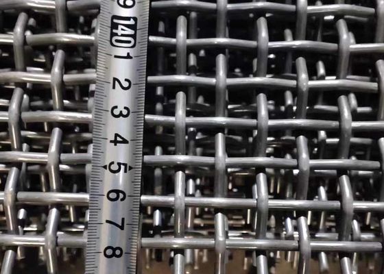 Kömür Madeni Endüstrisi için Yüksek Çekme 65mn Kancalı Galvanizli Kıvrımlı Hasır