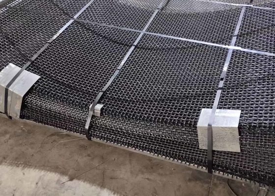 Kıvrımlı Tel SGS Madencilik Elek Örgüsü Boyutu 1.5m X 1.95m